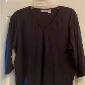 Nordstrom V neck Cotton Blend Tee